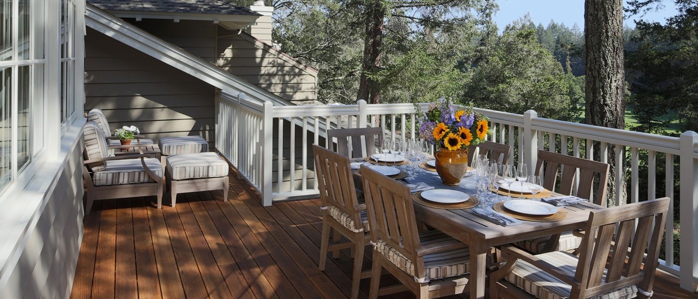 Estate Suite Deck - Meadowood Napa Valley